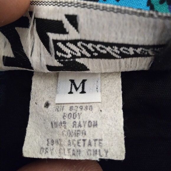 Vintage ZZ Michaels Abstract Pattern Summer Blazer - Picture 10 of 12